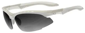 Dual X12 Sunglasses (1.5) White with Gray Lenses