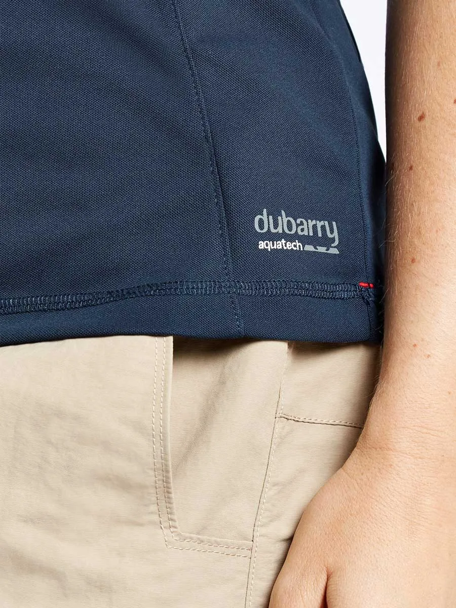 DUBARRY Riviera Womens Short-Sleeve Technical Polo - Navy