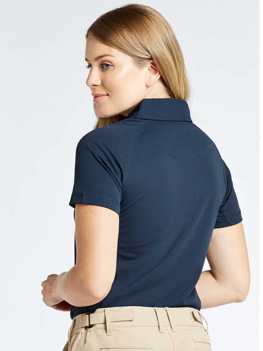 DUBARRY Riviera Womens Short-Sleeve Technical Polo - Navy