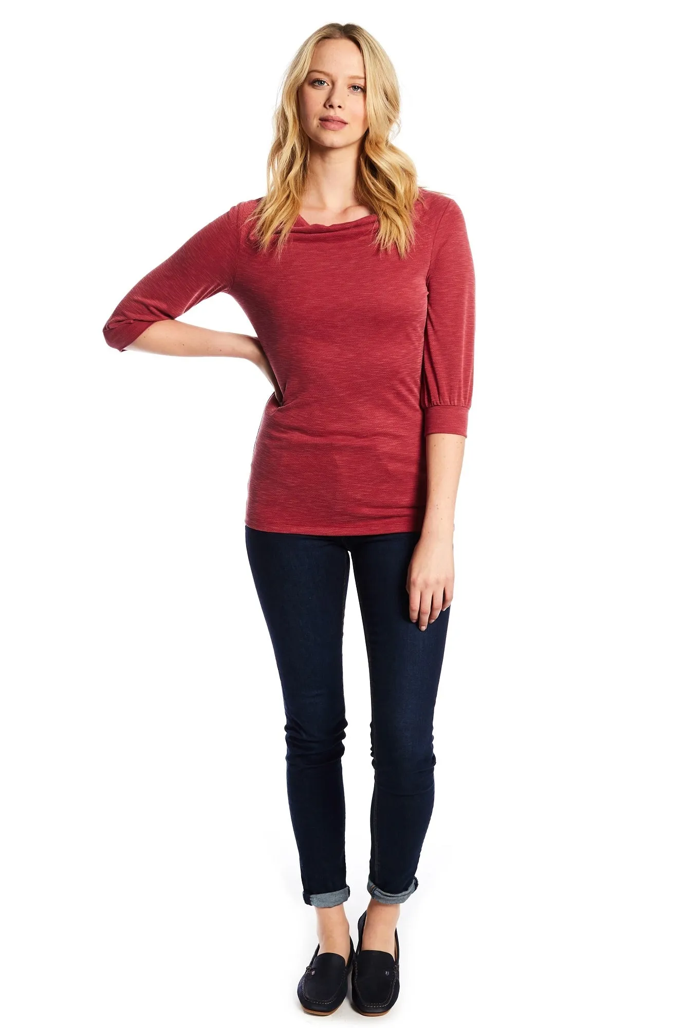 Dubarry Womens Ballymote Top Ruby Red