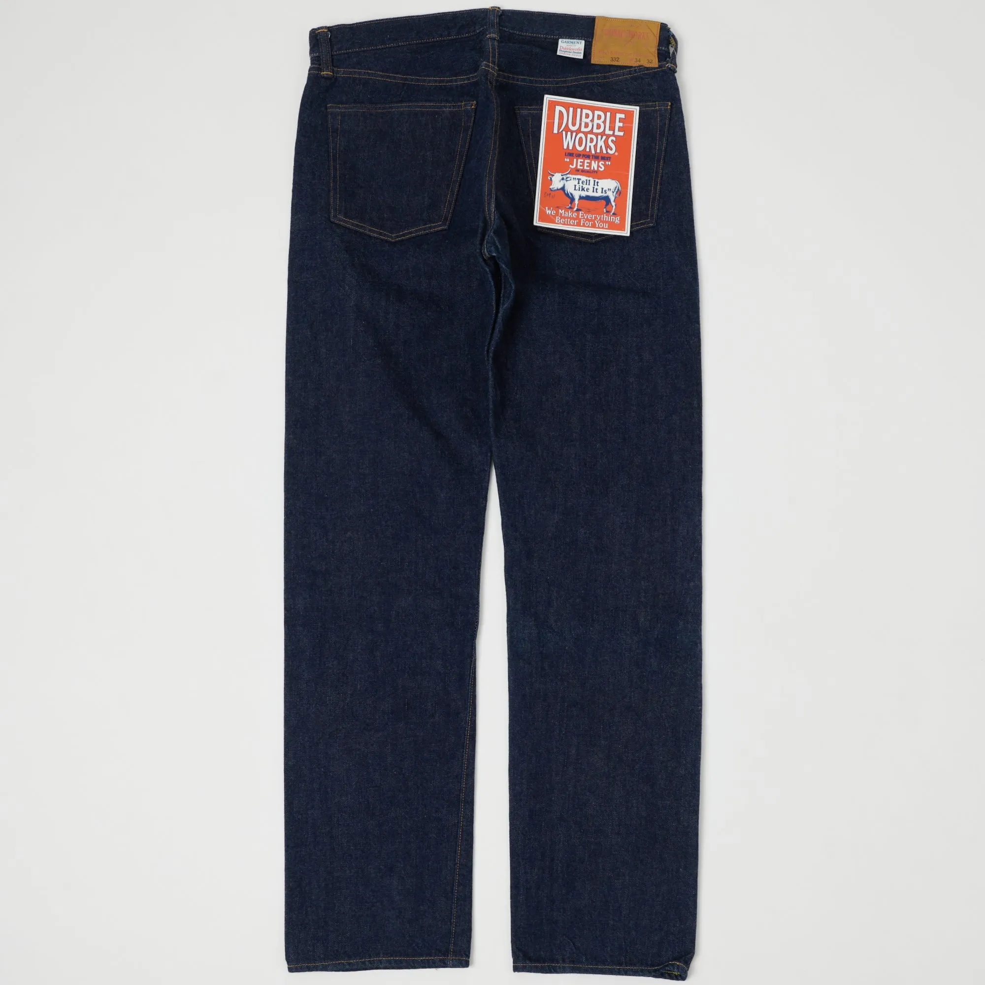 Dubbleworks DW332 Regular Straight Jean - One Wash