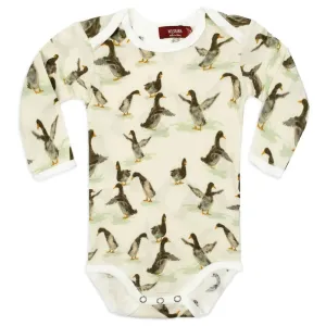 Duck Organic Cotton Long Sleeve One Piece