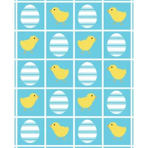 Ducks & Easter Eggs Printed Backdrop