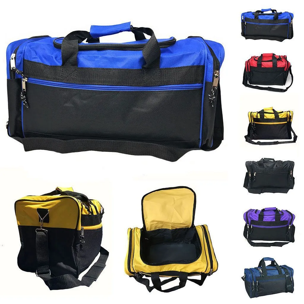 Duffle Bags Carry-on Travel Sports Luggage Shoulder Strap Gym 17 inch