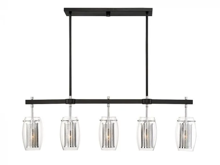 Dunbar 5 Light Linear Chandelier