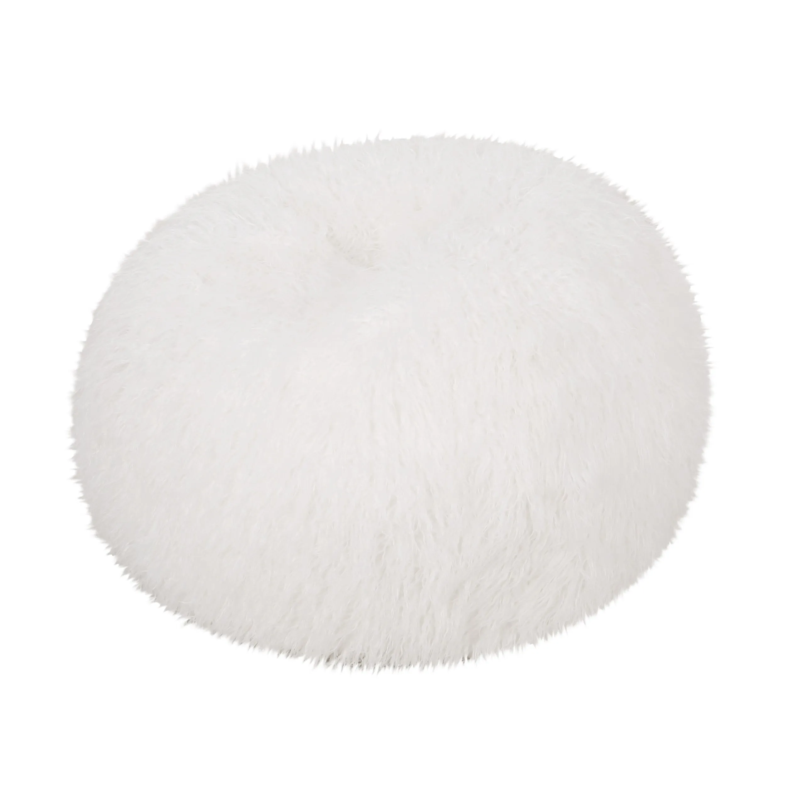 Dundas Modern Glam 3 Foot Faux Fur Bean Bag