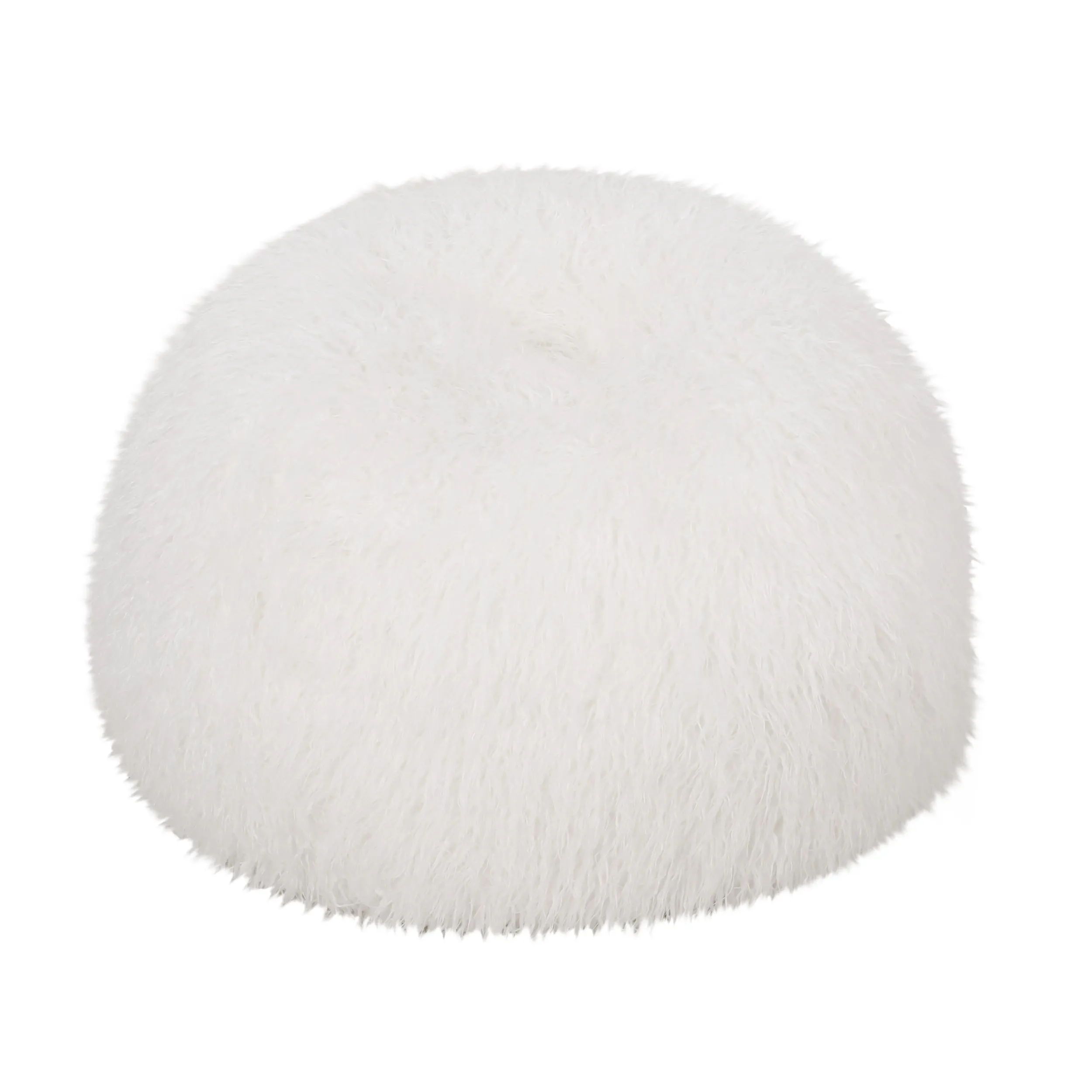 Dundas Modern Glam 3 Foot Faux Fur Bean Bag