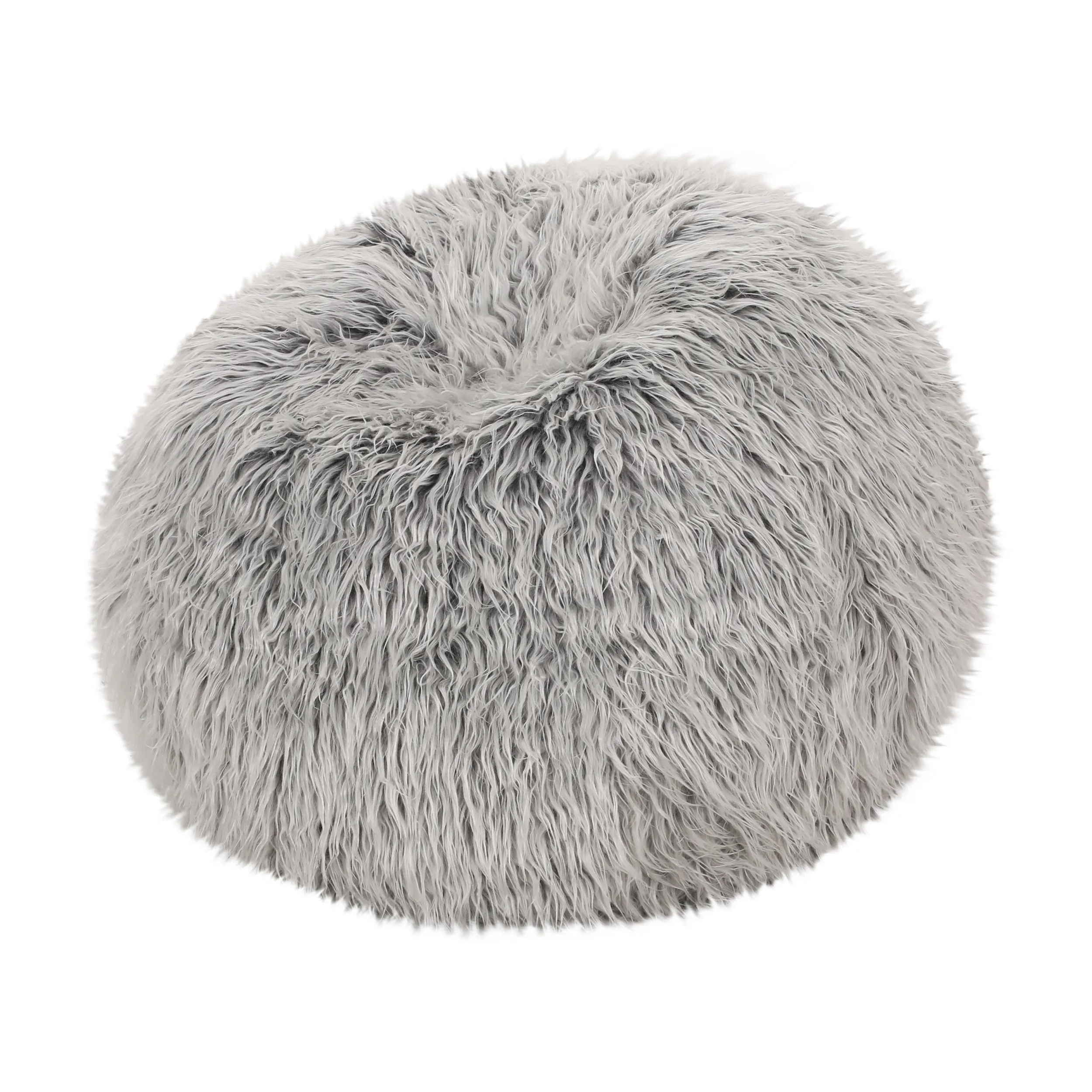 Dundas Modern Glam 3 Foot Faux Fur Bean Bag