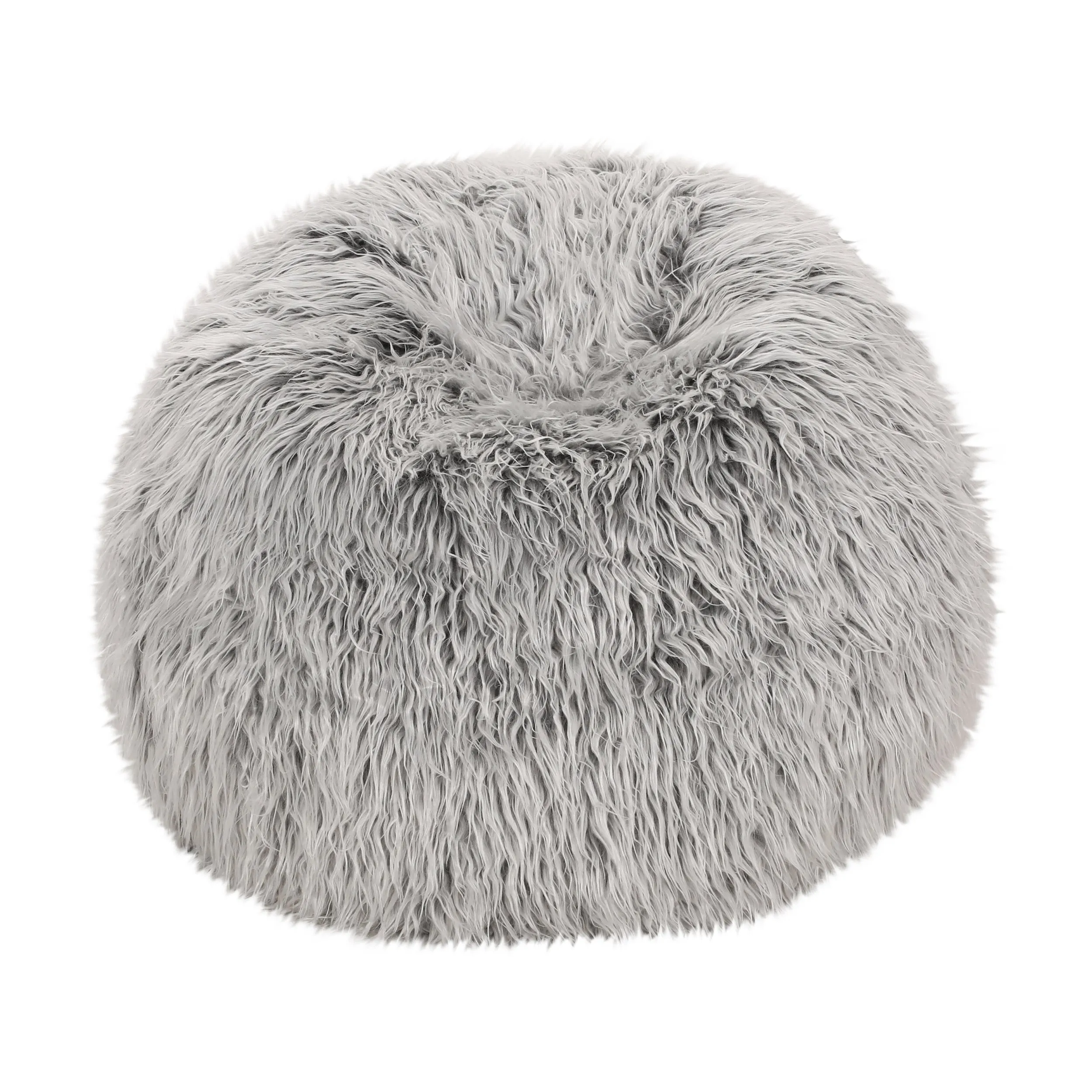 Dundas Modern Glam 3 Foot Faux Fur Bean Bag