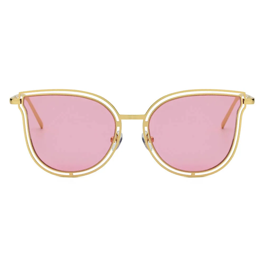 DUNDEE | Women Round Cat Eye Fashion Sunglasses