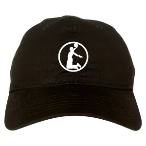 Dunk Basketball Player Circle Chest Mens Dad Hat Baseball Cap