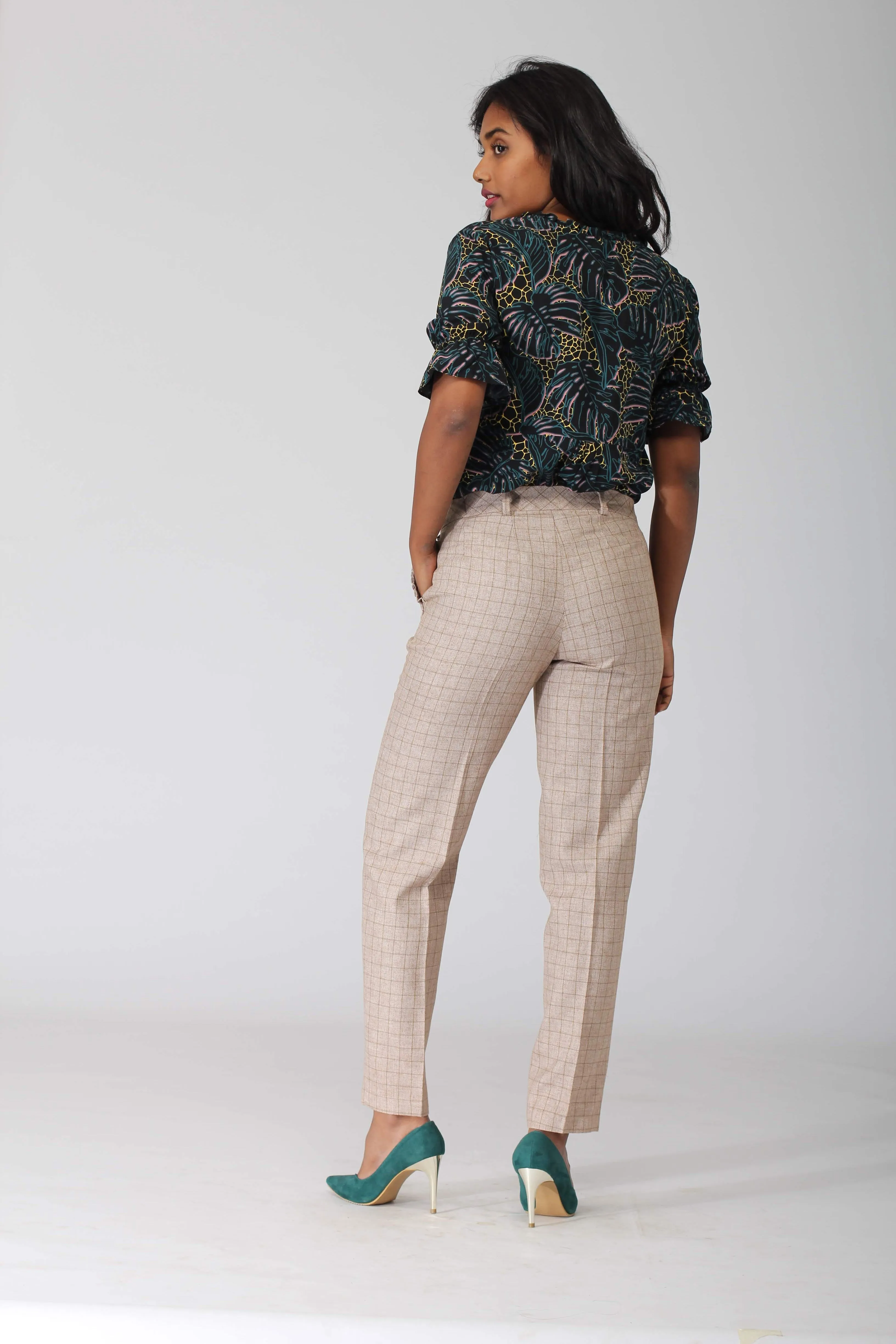 Dunkirk Windowpane Check Pants