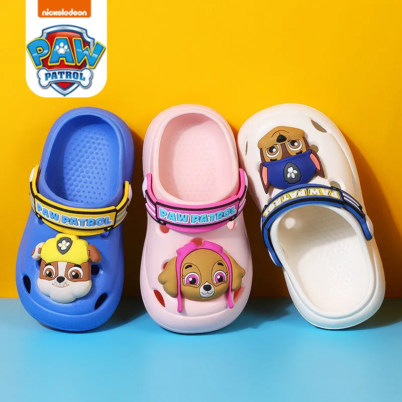 Dunnmall PAW Patrol Children's Slippers Boys Cartoon Soft Bottom Summer Slippers Girls Boys Home Non-Slip Hole Shoes