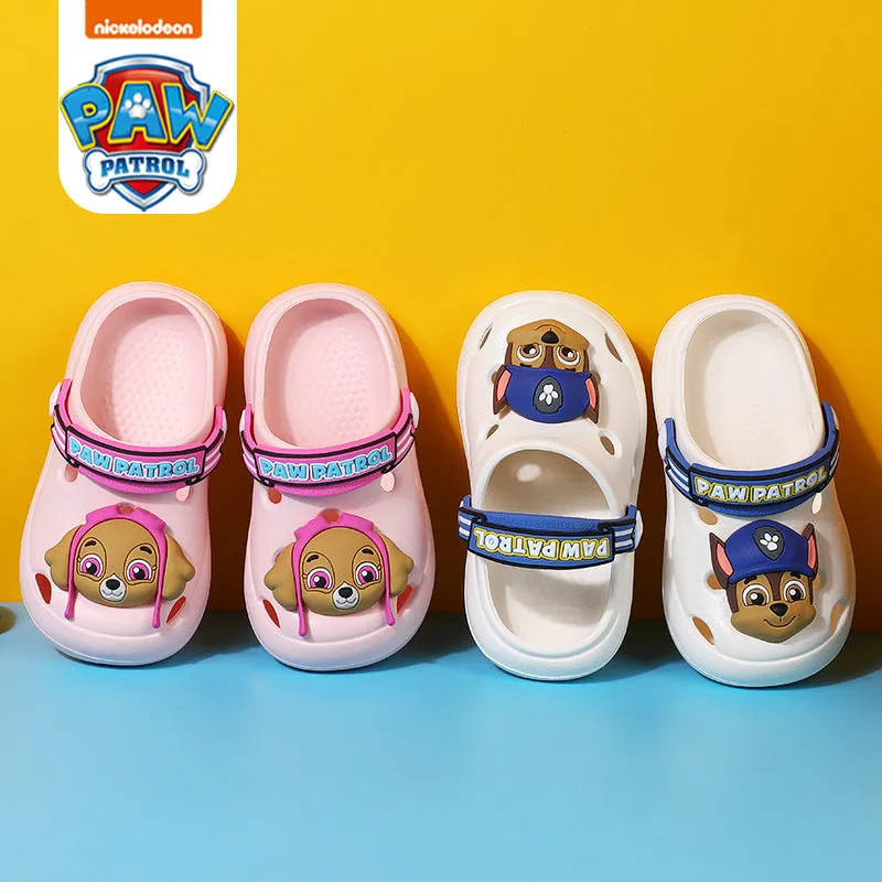 Dunnmall PAW Patrol Children's Slippers Boys Cartoon Soft Bottom Summer Slippers Girls Boys Home Non-Slip Hole Shoes