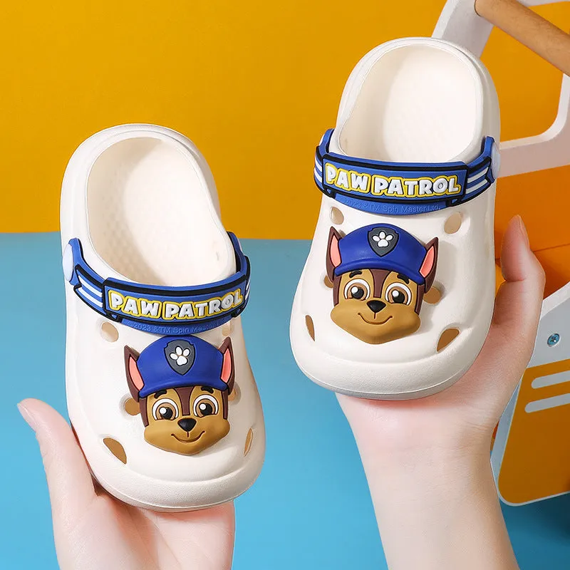 Dunnmall PAW Patrol Children's Slippers Boys Cartoon Soft Bottom Summer Slippers Girls Boys Home Non-Slip Hole Shoes