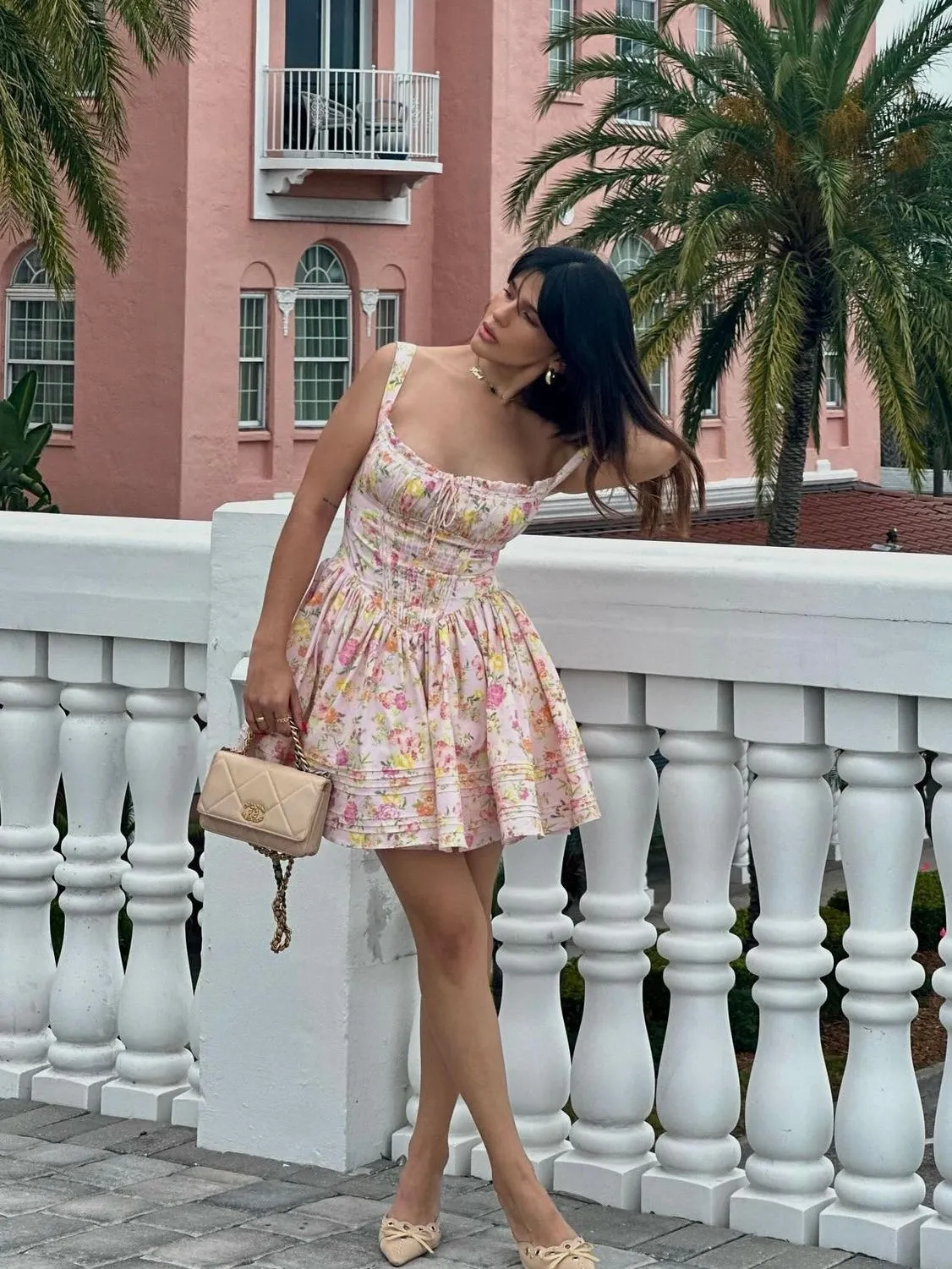 Dunya Floral Mini Dress