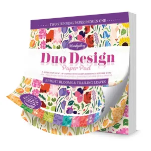 Duo Design Paper Pads - Bright Blooms & Trailing Leaves