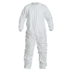 DuPont™ Tyvek® IsoClean® Coveralls with Zipper, White, Medium, IC253BWHMD00250S