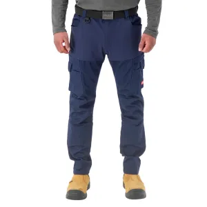 DuraDrive Men's TRILL RED LABEL Navy Water Repellent Slim Cut Utility Work Pants