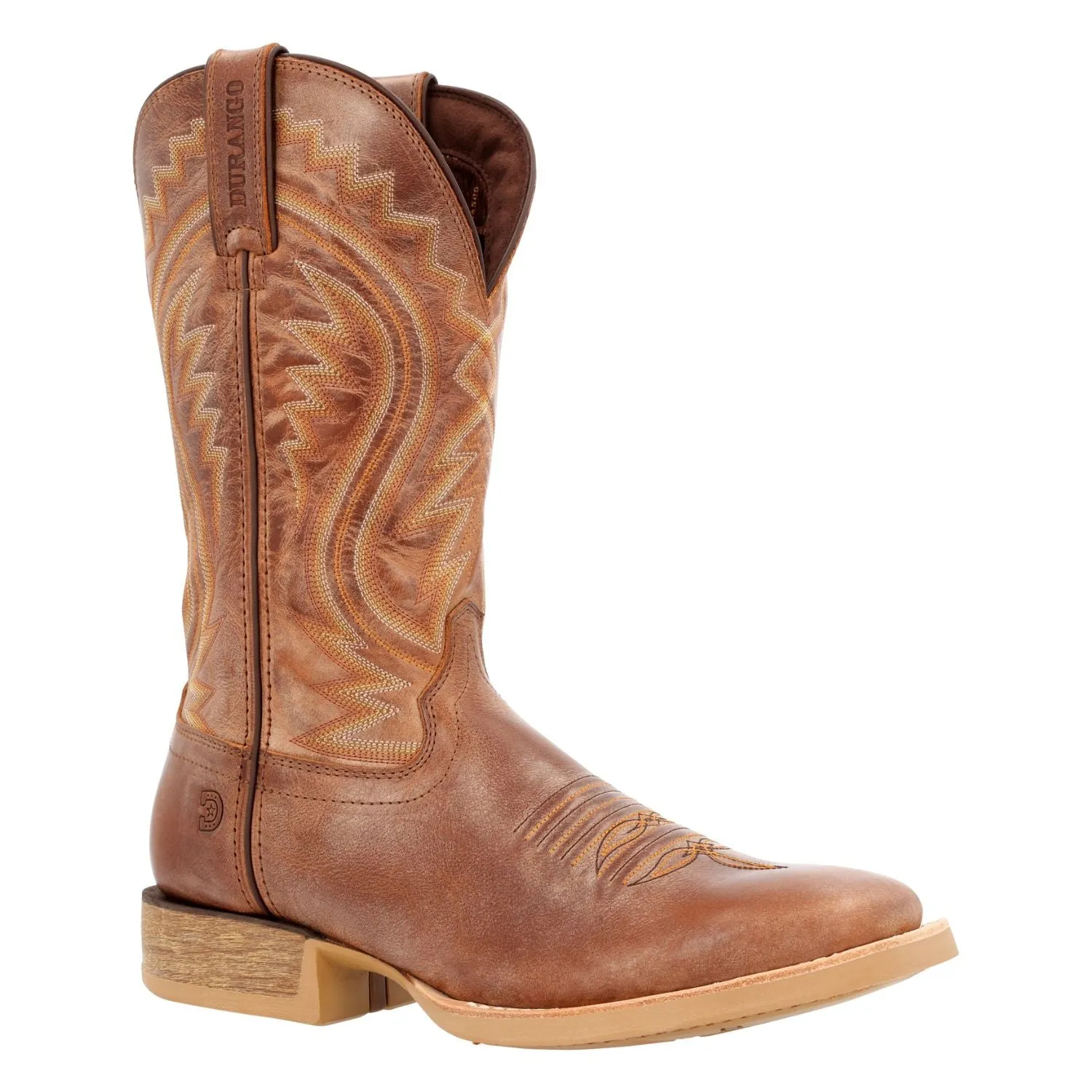 Durango Men's Rebel Pro Burnished Tan Leather Square Toe Boot DDB0394