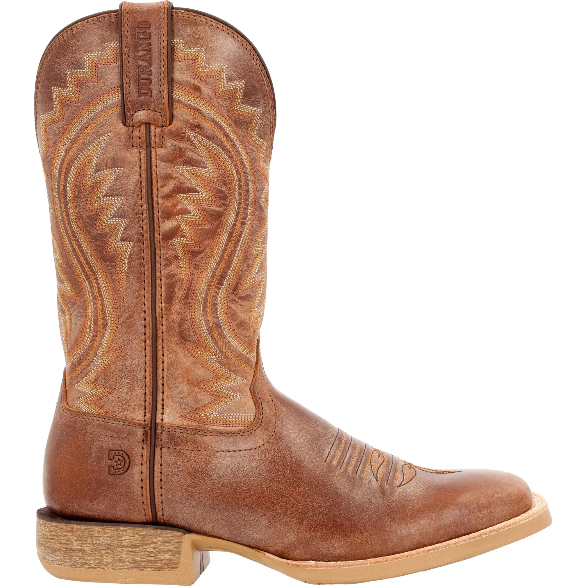 Durango Men's Rebel Pro Burnished Tan Leather Square Toe Boot DDB0394