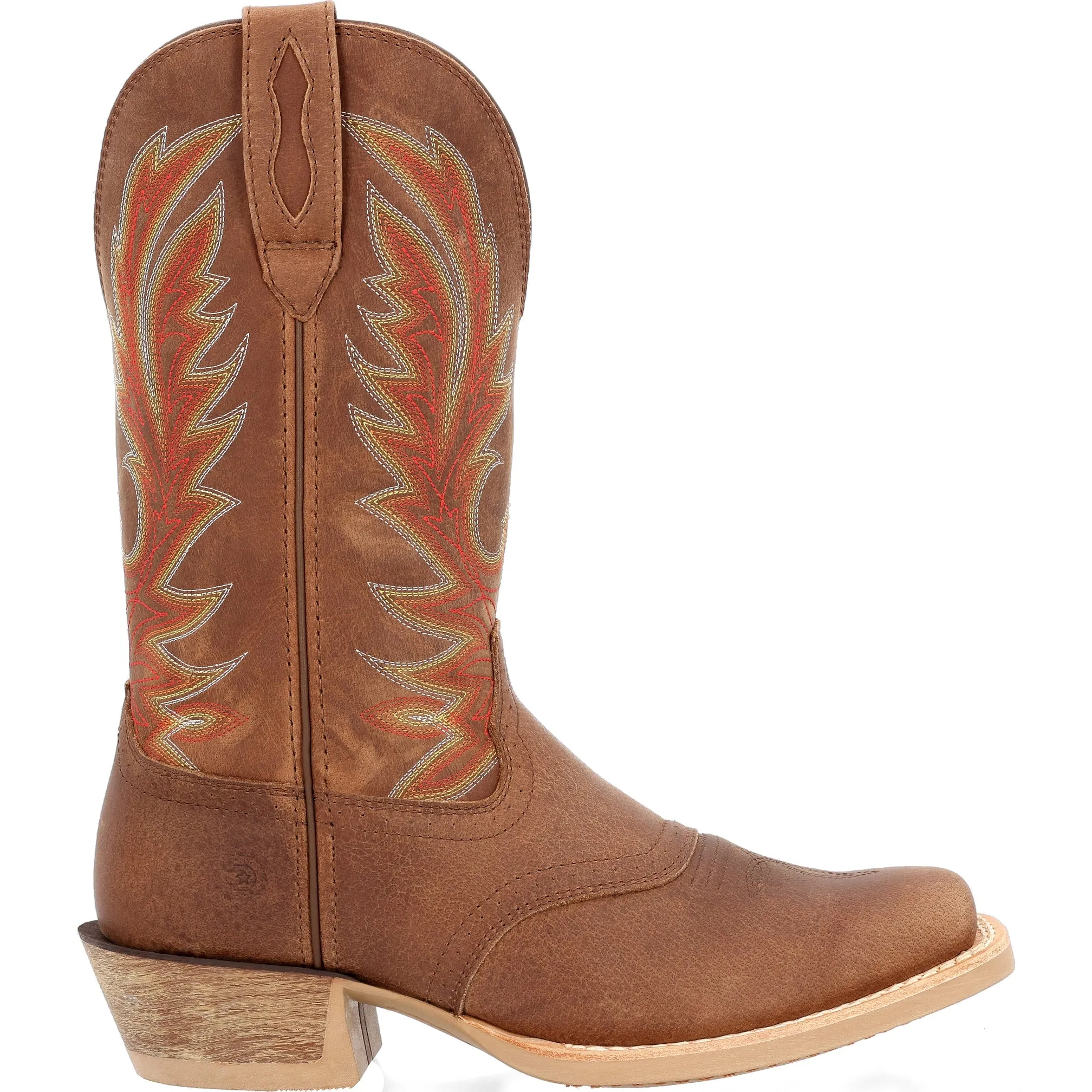 Durango Men's Rebel Pro Rodeo Tan Leather Square Toe Boot DDB0418