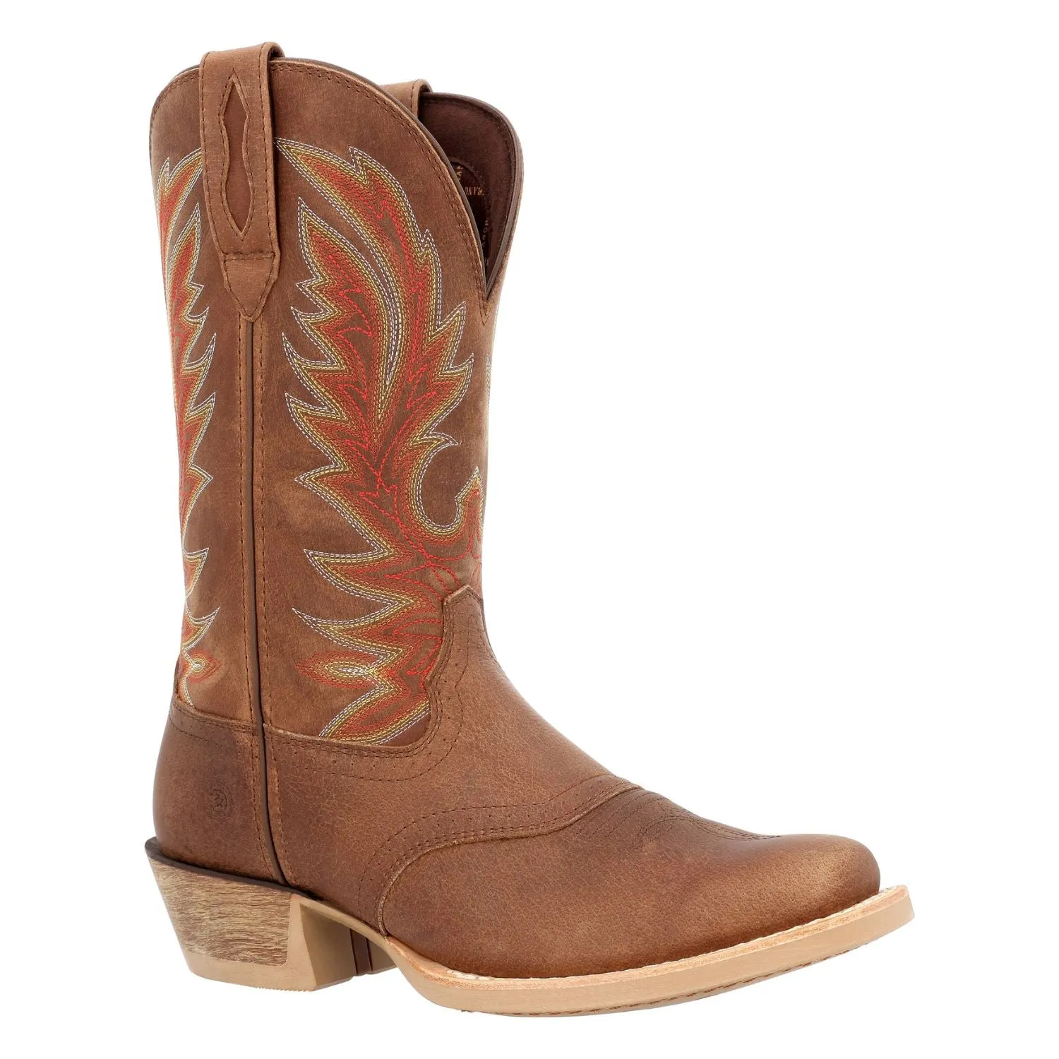 Durango Men's Rebel Pro Rodeo Tan Leather Square Toe Boot DDB0418