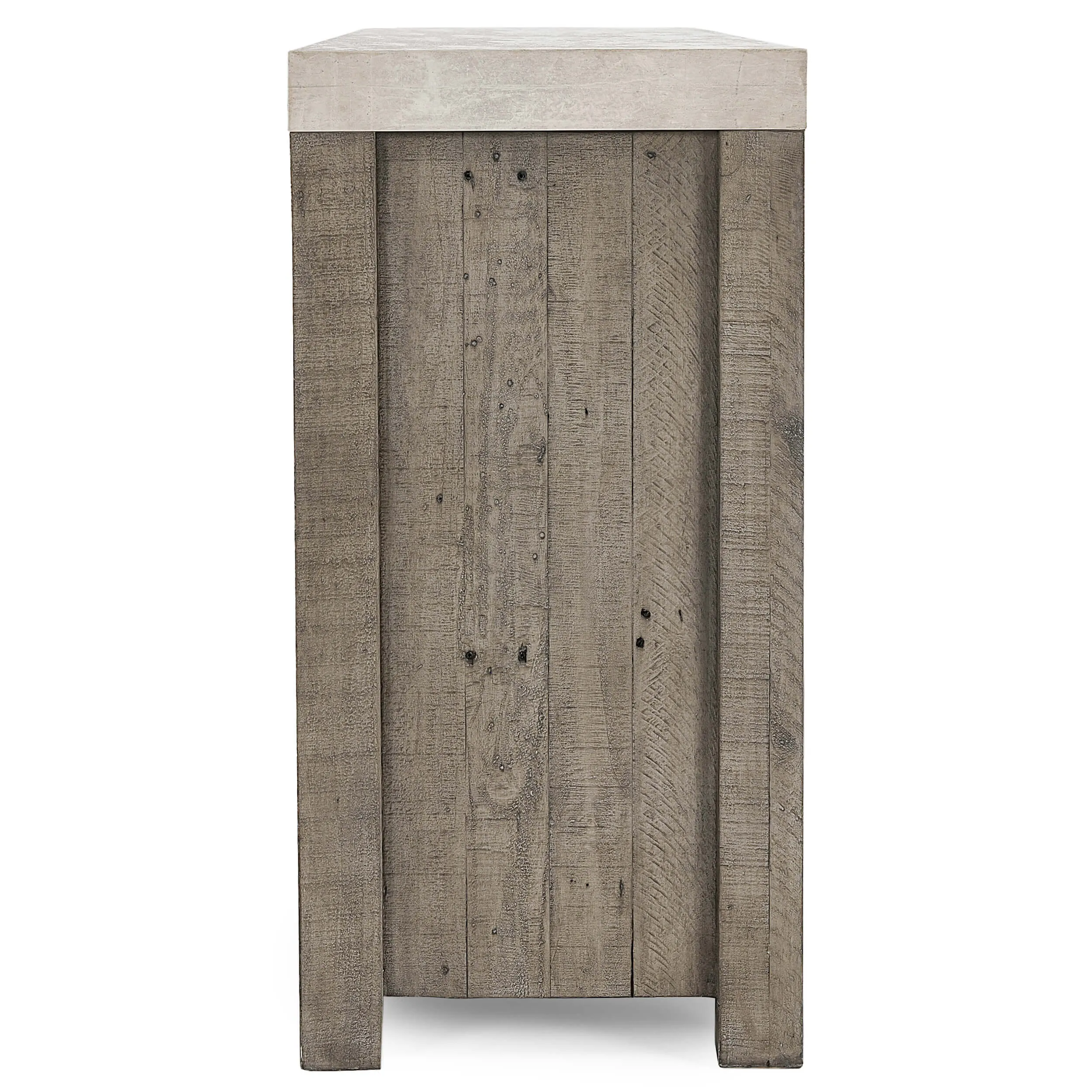 Durant 4 Door Sideboard, Distressed Gray