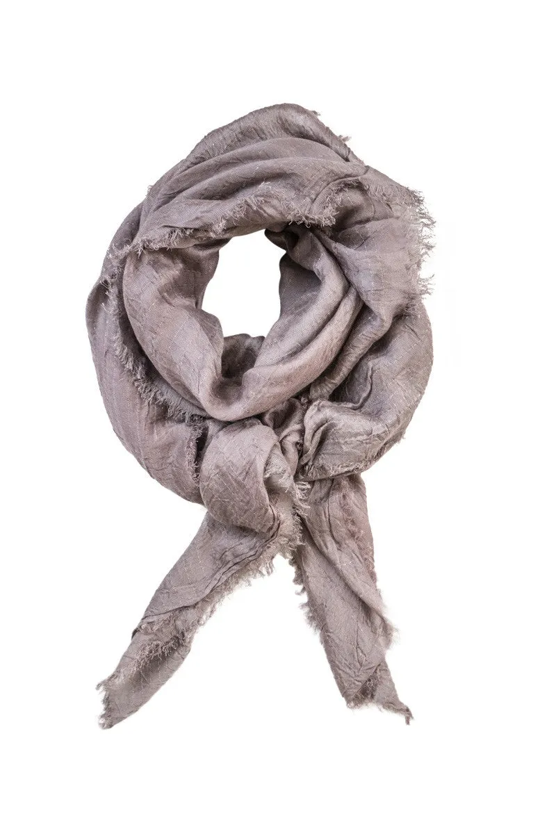 Dusty rosa scarf in cashmere blend