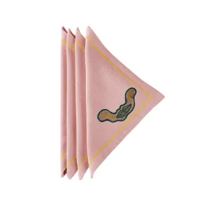 DUSTY ROSE COCKTAIL NAPKIN