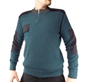 Dutch Security - Work Jumper / Sweater - with zip neck