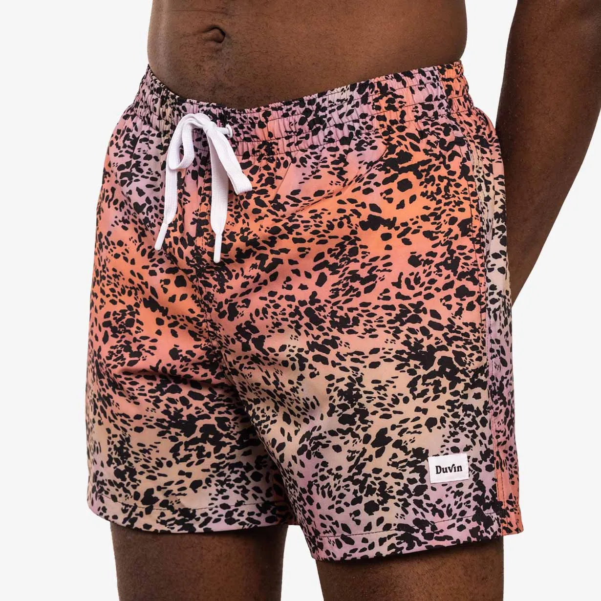 Duvin - "Wildcat" Swim Short - Polyester Spandex Stretchy