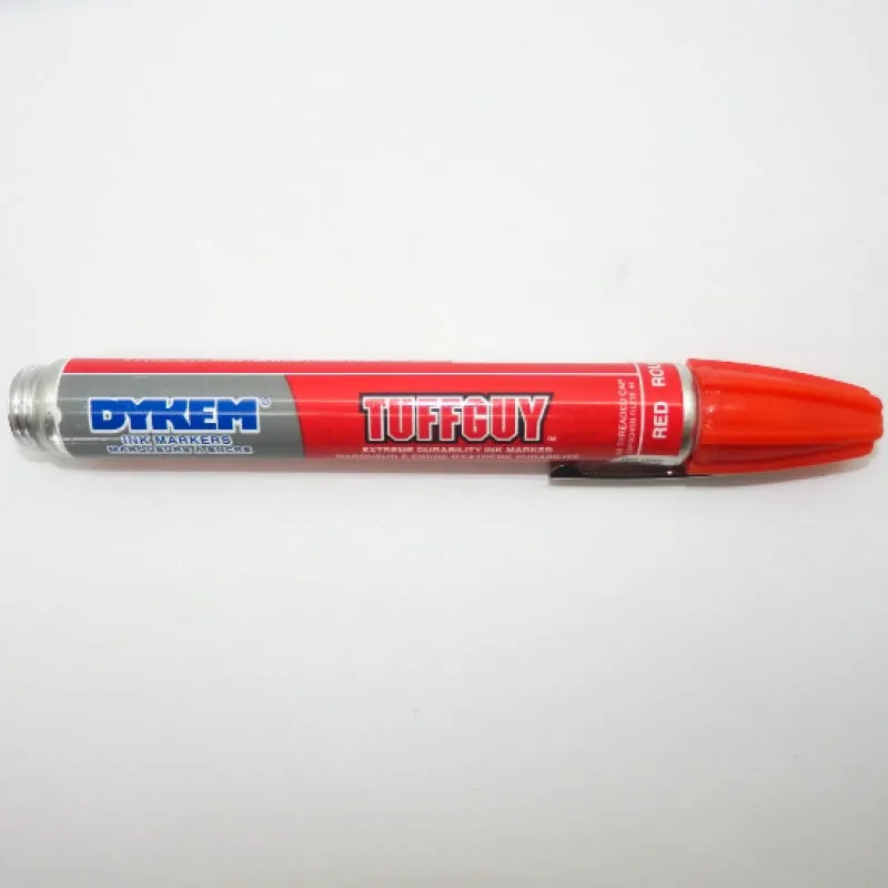 Dykem Tuffguy Series Red Permanent Industrial Marker 44819