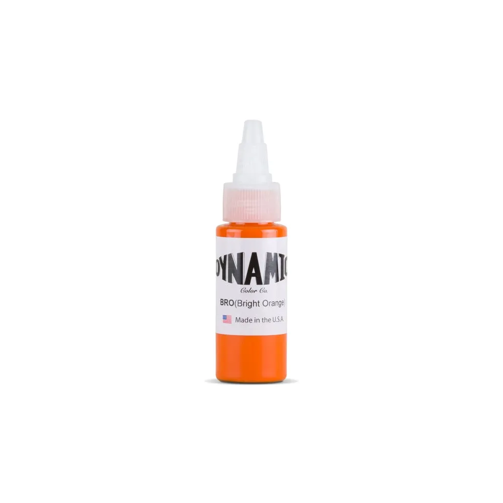 Dynamic Bright Orange Tattoo Ink - 1oz. Bottle