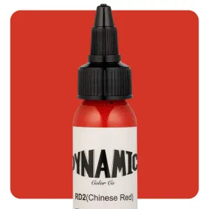 Dynamic Chinese Red Tattoo Ink - 1oz. Bottle