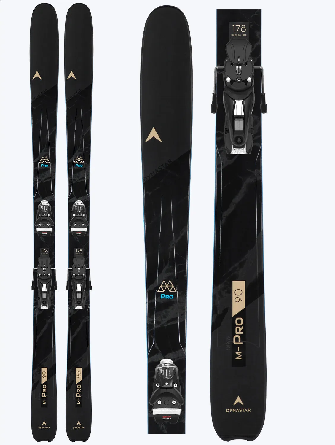 Dynastar M-Pro 90 Mens Snow Skis   Look NX12 Bindings 2024