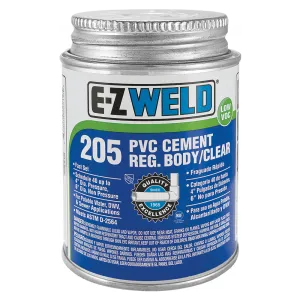 E-Z Weld Clear PVC Cement (4 oz.)