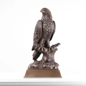 Eagle Bronze Statue (Cold Cast Bronze Animal Sculpture)