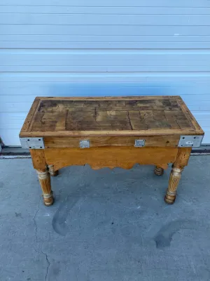 Early 1800s Butcher Block Table