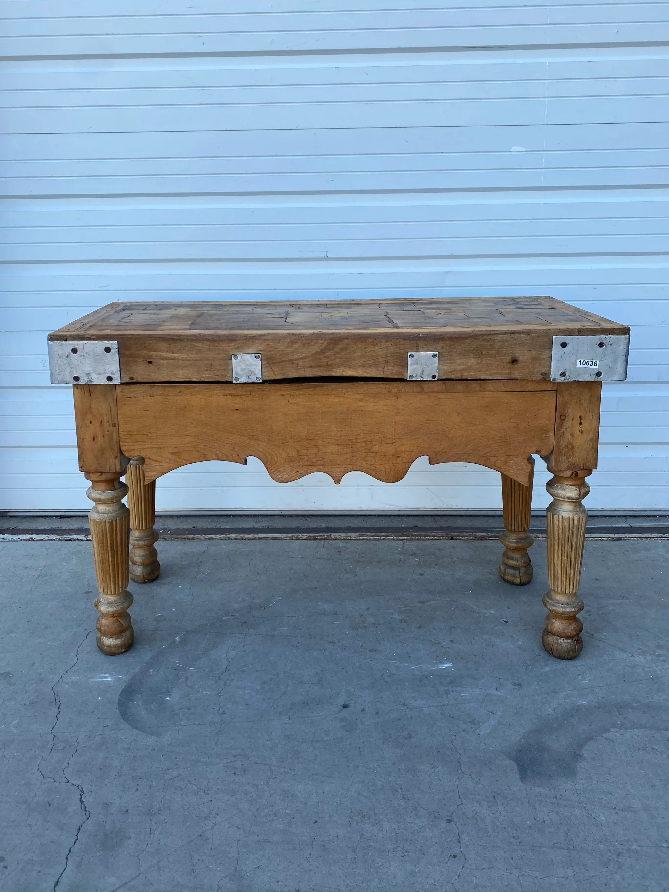 Early 1800s Butcher Block Table