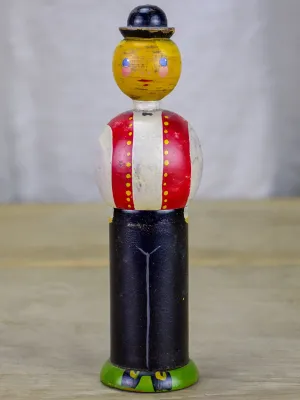 Early 20th Century French pencil man pencil holder