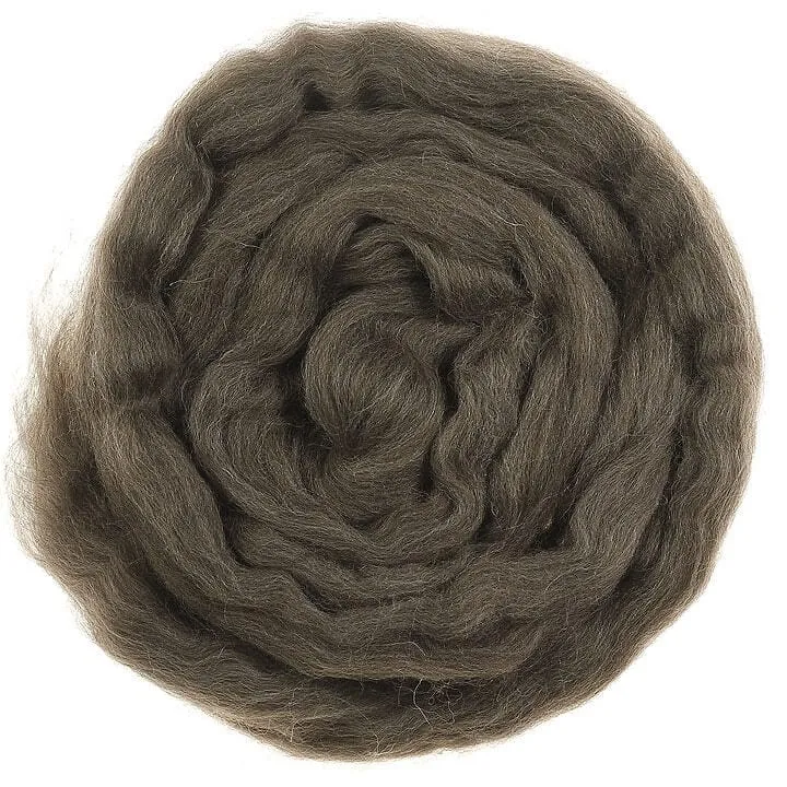 Earth Blend - Merino Wool Top Roving - 50 gram (1.75 oz) Ball - Color 652