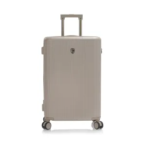 Earth Tones Hardside 26" Medium Checked Luggage