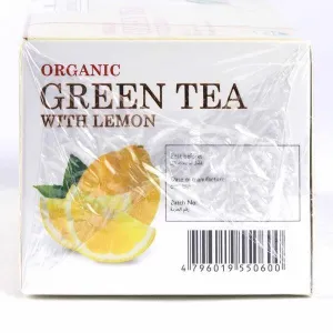 EARTH`S GREEN TEA ORANGE LIME & LEMON 25PCS