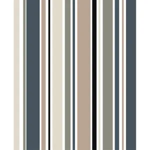 Earthtone Striped Printed Backdrop