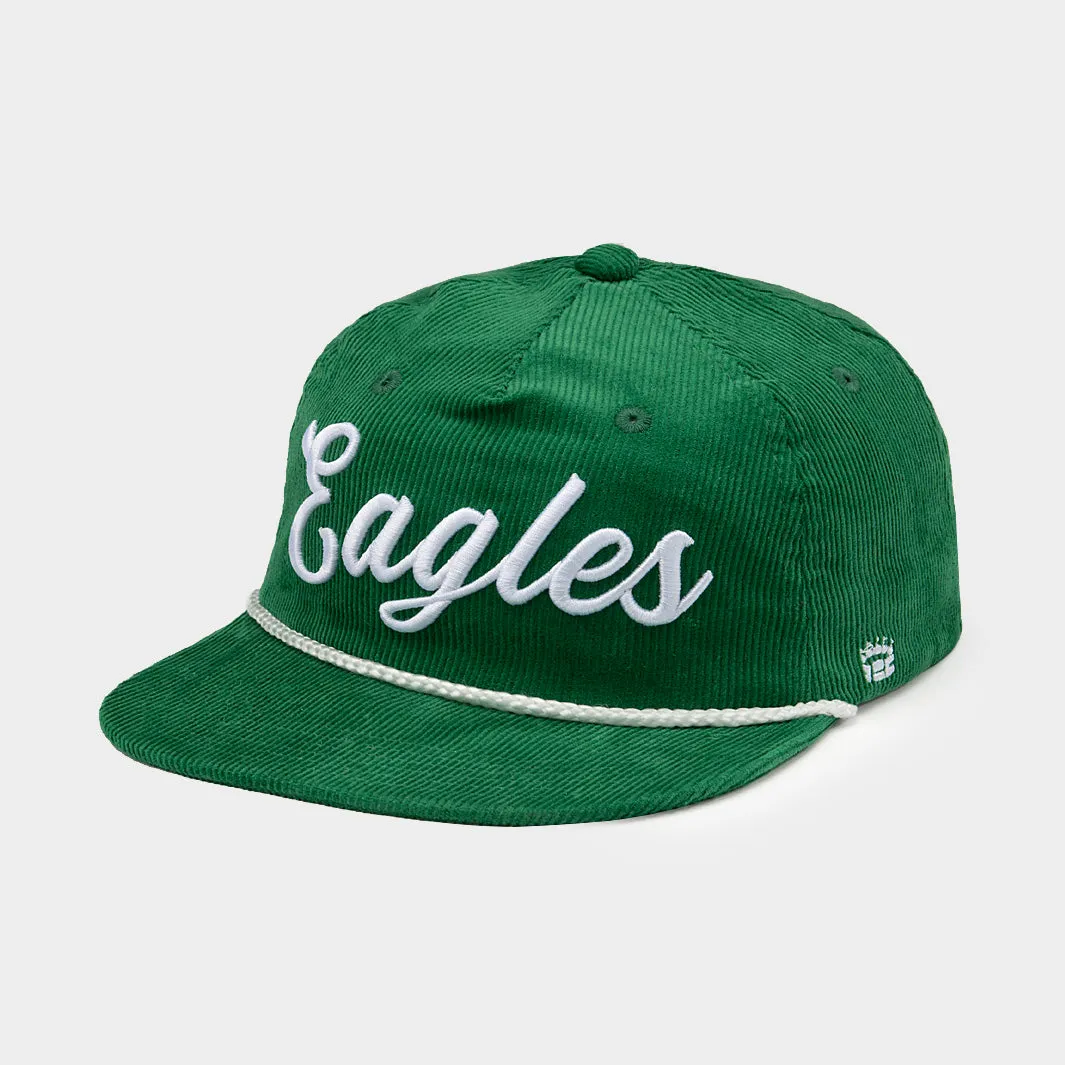 Eastern Michigan Retro Eagles Script Corduroy Hat