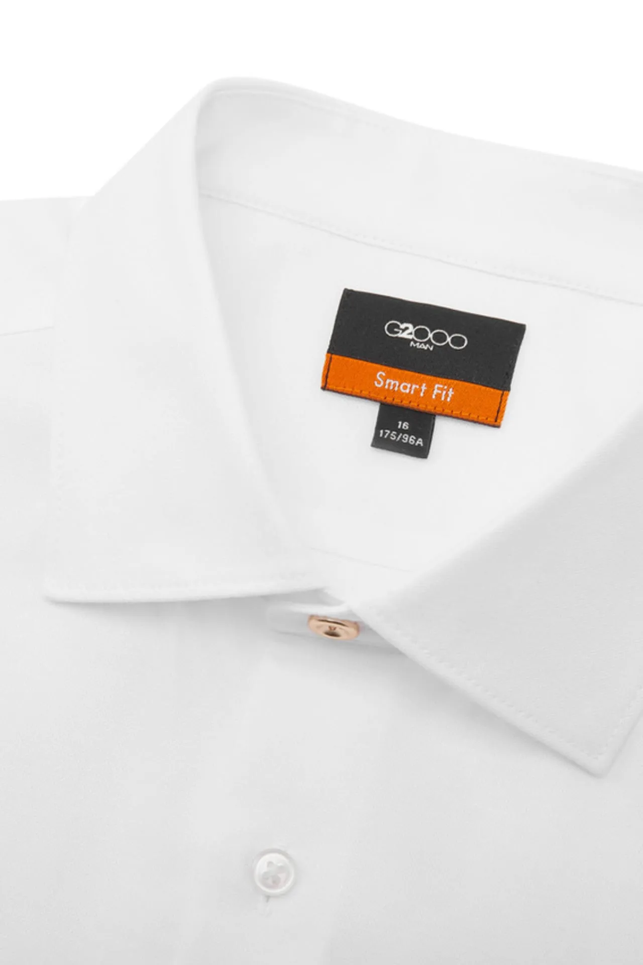 Easy Care Cotton Oxford Short Sleeve Smart Fit Casual Shirt with Logo