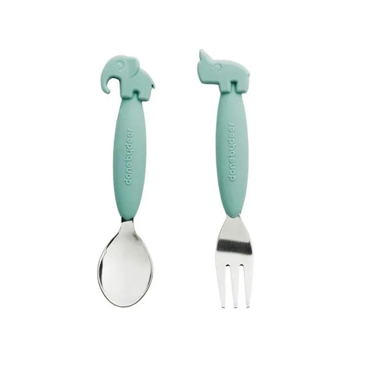 Easy Grip Cutlery Set - Blue (2pc)