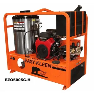 Easy-Kleen Industrial (Gas-Hot Water) Pressure Washer, Truck/Trailer Mounted, Skid, Honda Engine, 5000 PSI  - EZO5005G-H