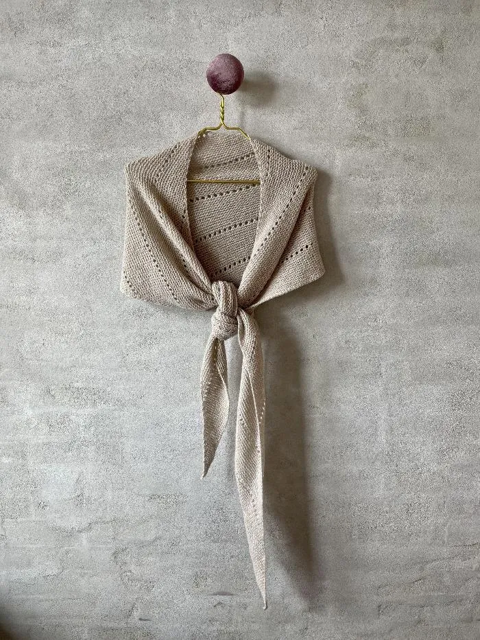 Easy Peasy Asymmetric scarf from Önling, knitting pattern